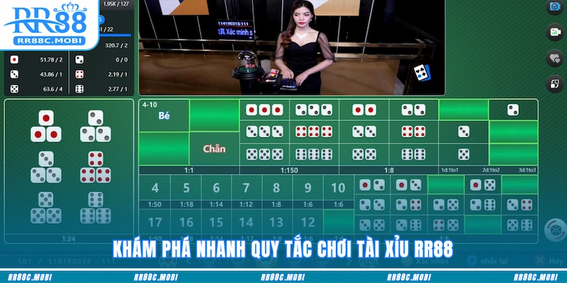 Khám phá nhanh quy tắc chơi Tài xỉu RR88